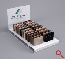 Expositor de Amostras de Pedras Metalico